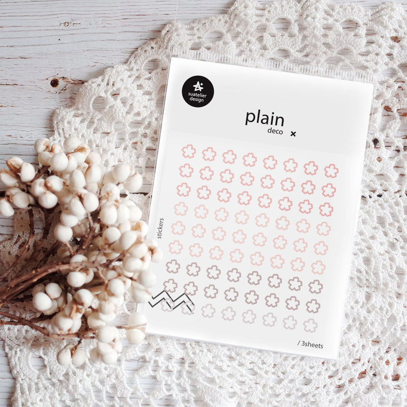 SUATELIER Plain Deco Stickers Plain 61