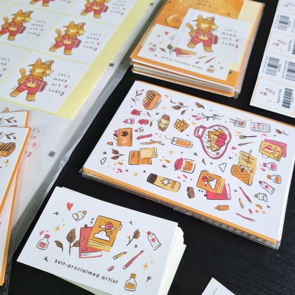 AZREENCHAN Postcard August's Pack