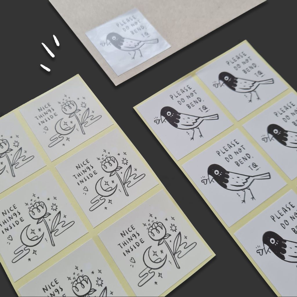AZREENCHAN Label Sticker Set Nice Things Inside