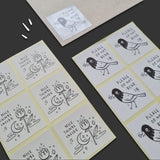 AZREENCHAN Label Sticker Set Nice Things Inside