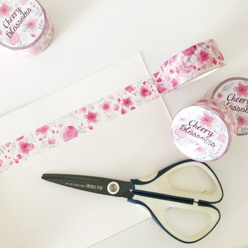 QIARA TEOR Washi Tape Cherry Blossom