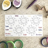 ARTSUNAMI Planner Sticker Chrono 6-12 (18hr)