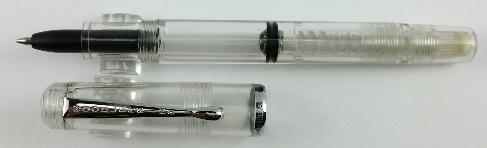 NOODLER'S Fountain Pen Konrad Rollerball Clear Demo