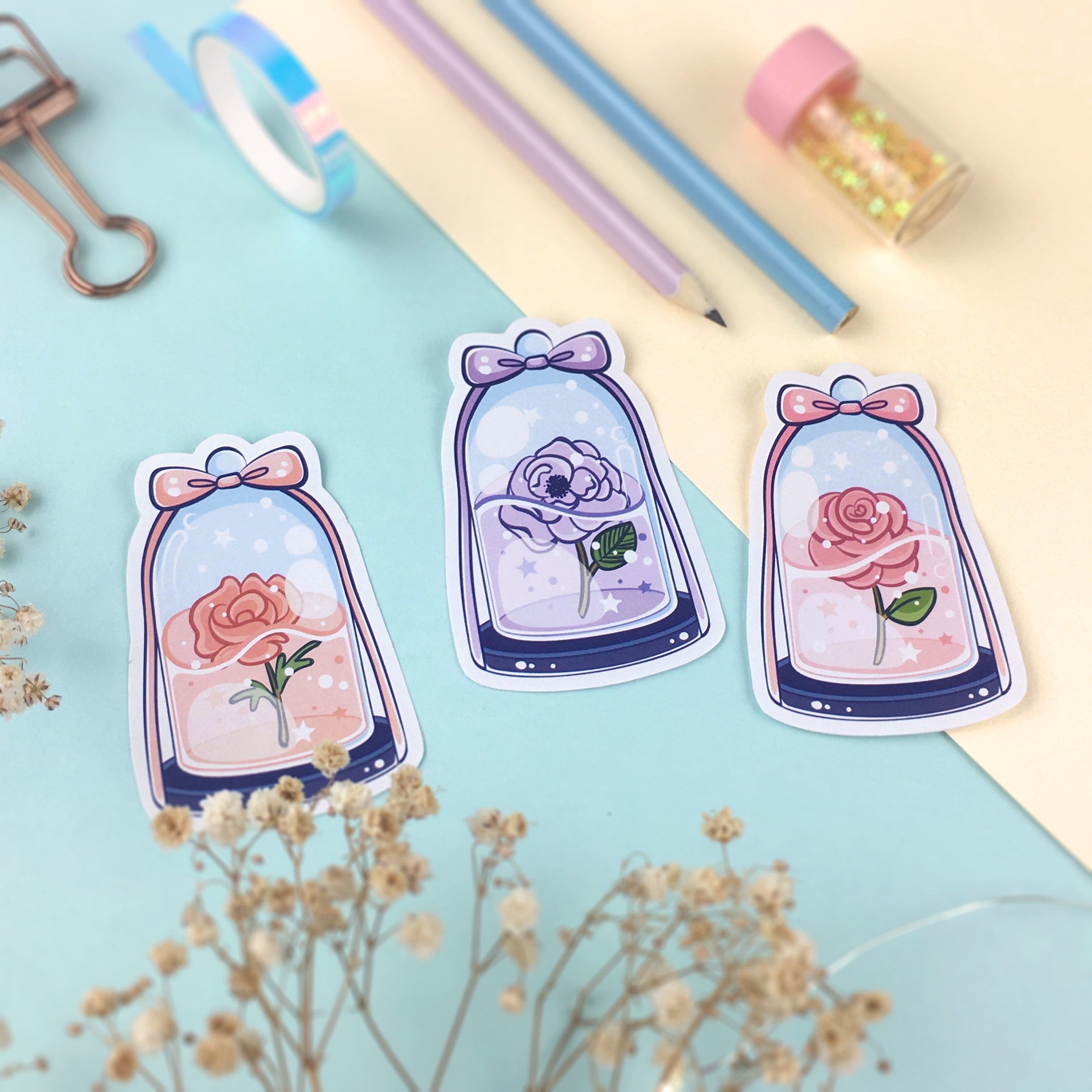 TFT Sticker Pack Terrarium Gift-Enchanted Flower