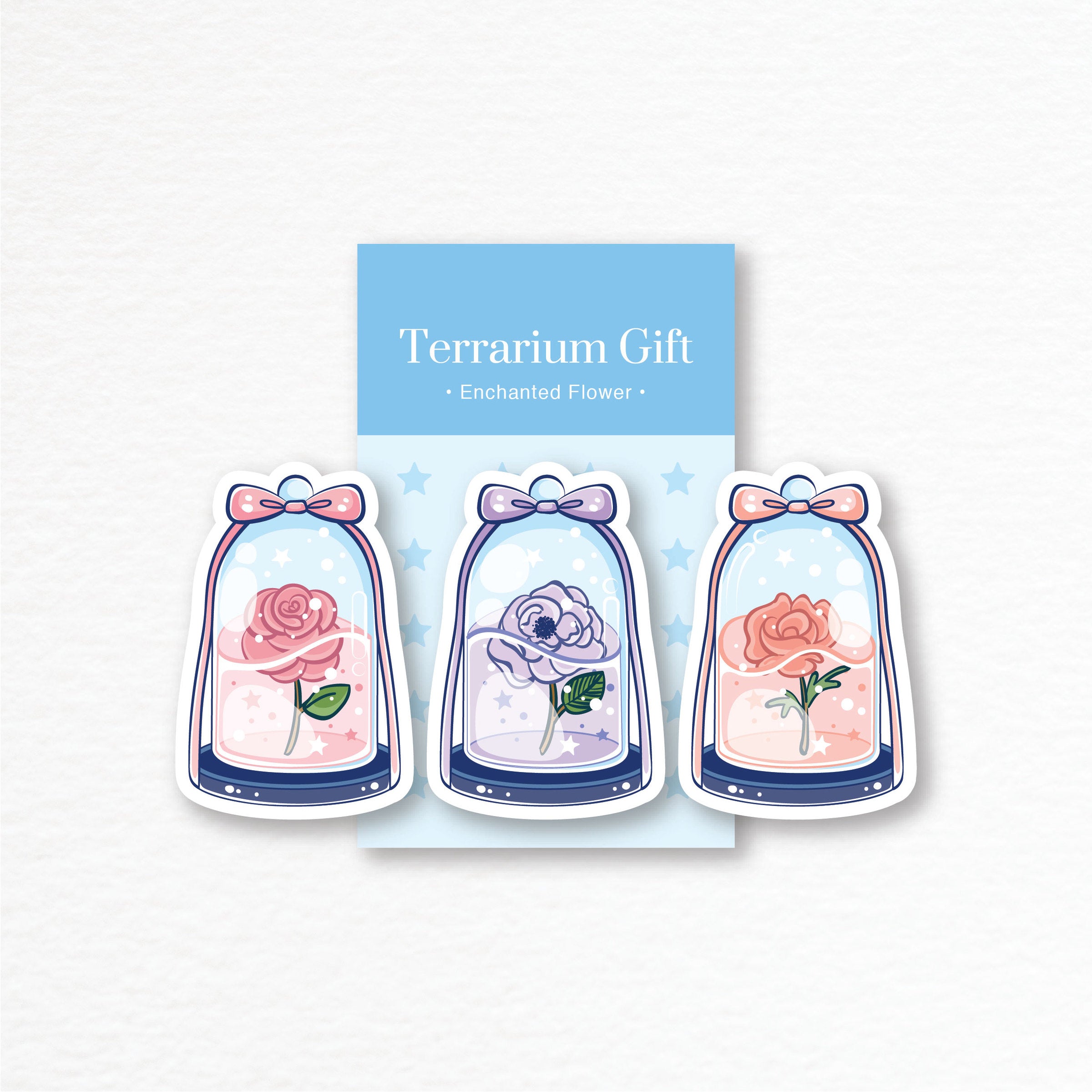TFT Sticker Pack Terrarium Gift-Enchanted Flower