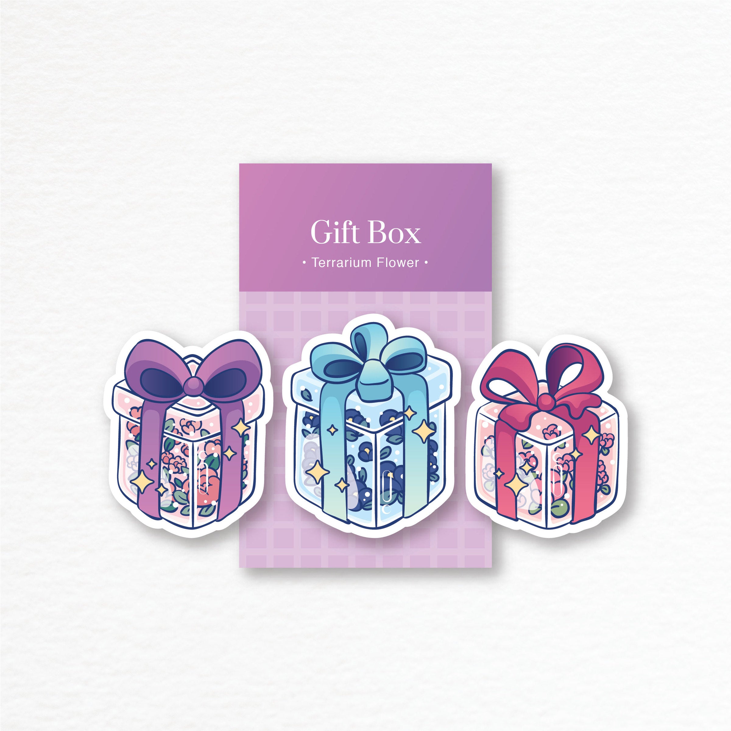 TFT Sticker Pack Gift Box-Terrarium Flower