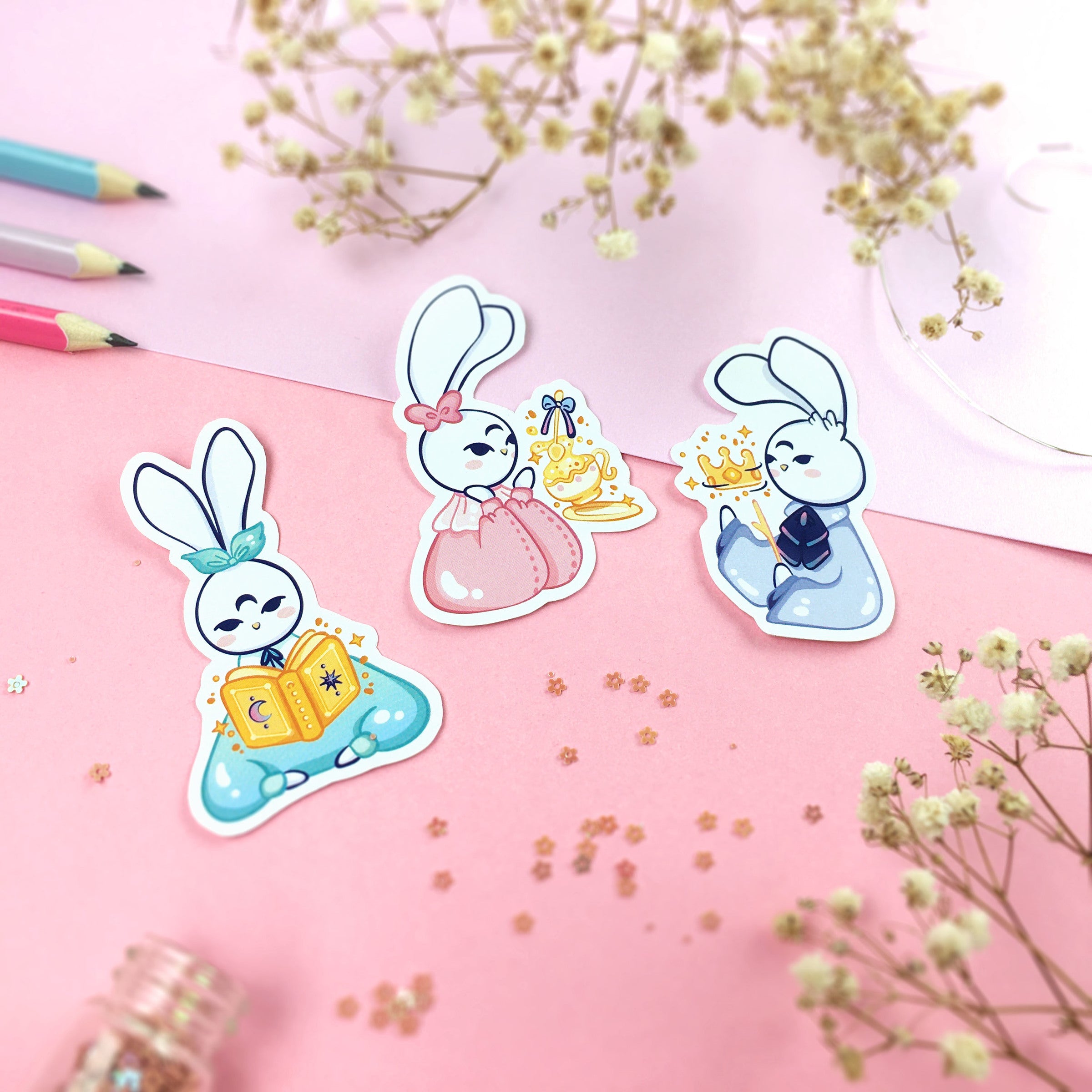 TFT Sticker Pack Black Moon Bunny-Magic