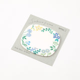 MIDORI Sticky Notes Transparency Wild Flowers