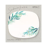 MIDORI Sticky Notes Transparency Leaves
