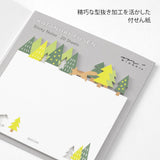 MIDORI Sticky Notes Die Cutting Forest