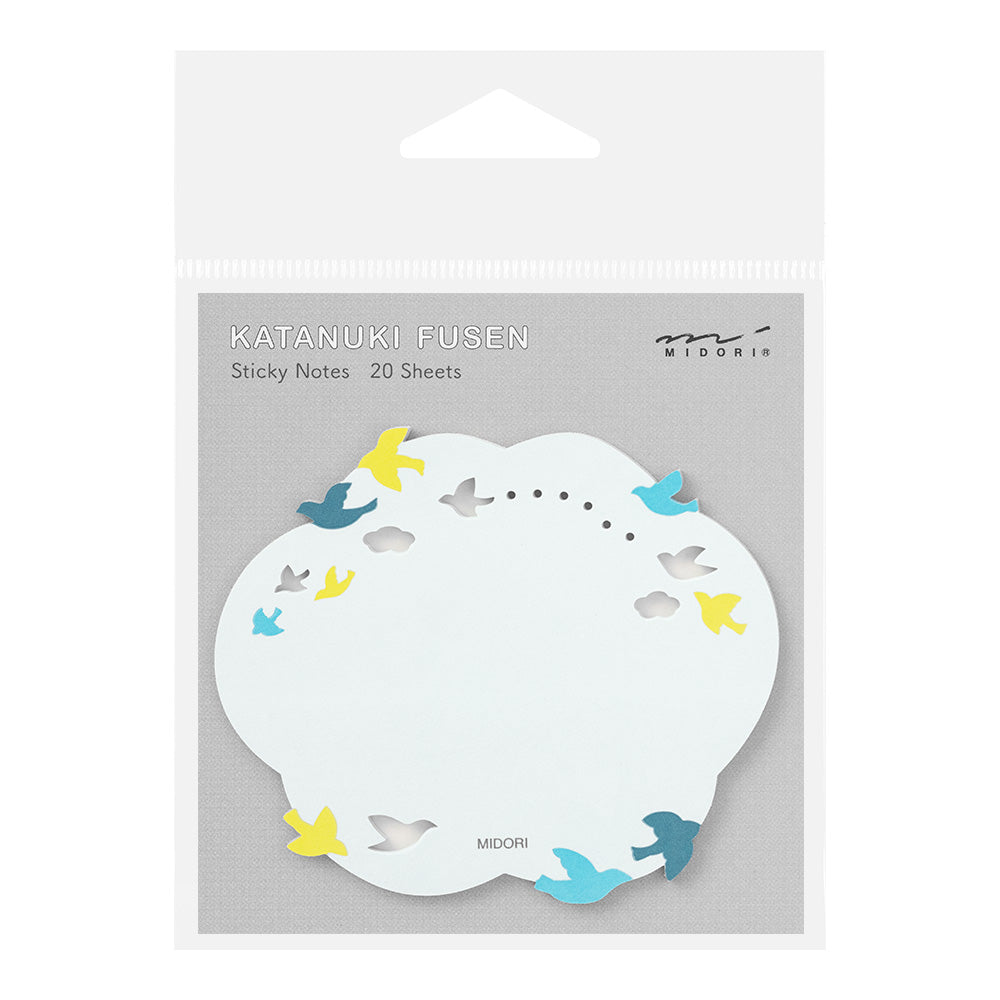 MIDORI Sticky Notes Die Cutting Birds