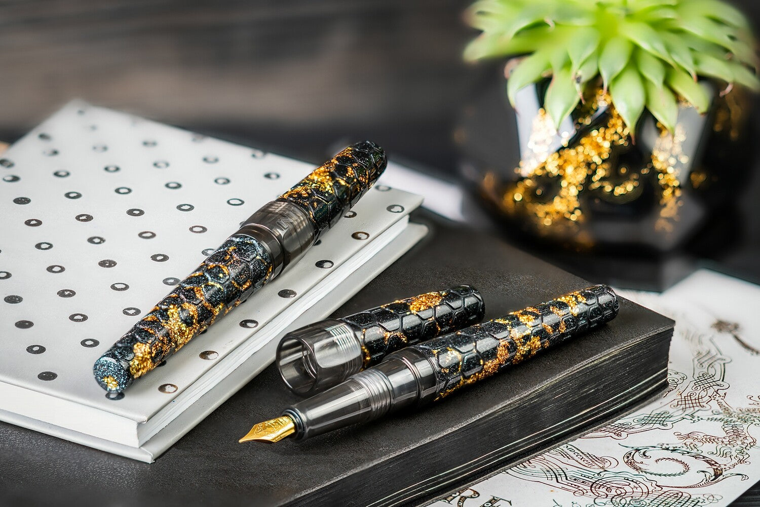 BENU Hexagon Fountain Pen Hexagon-A Fine