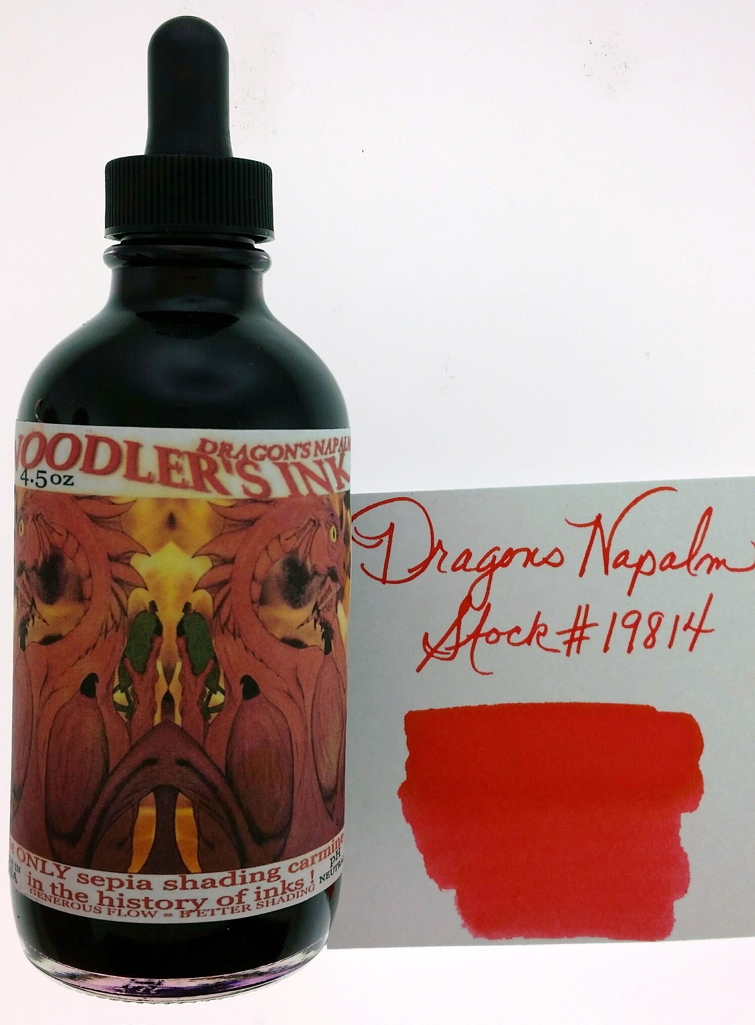 NOODLER'S Ink 4.5oz Dragons Napalm + Free Pen