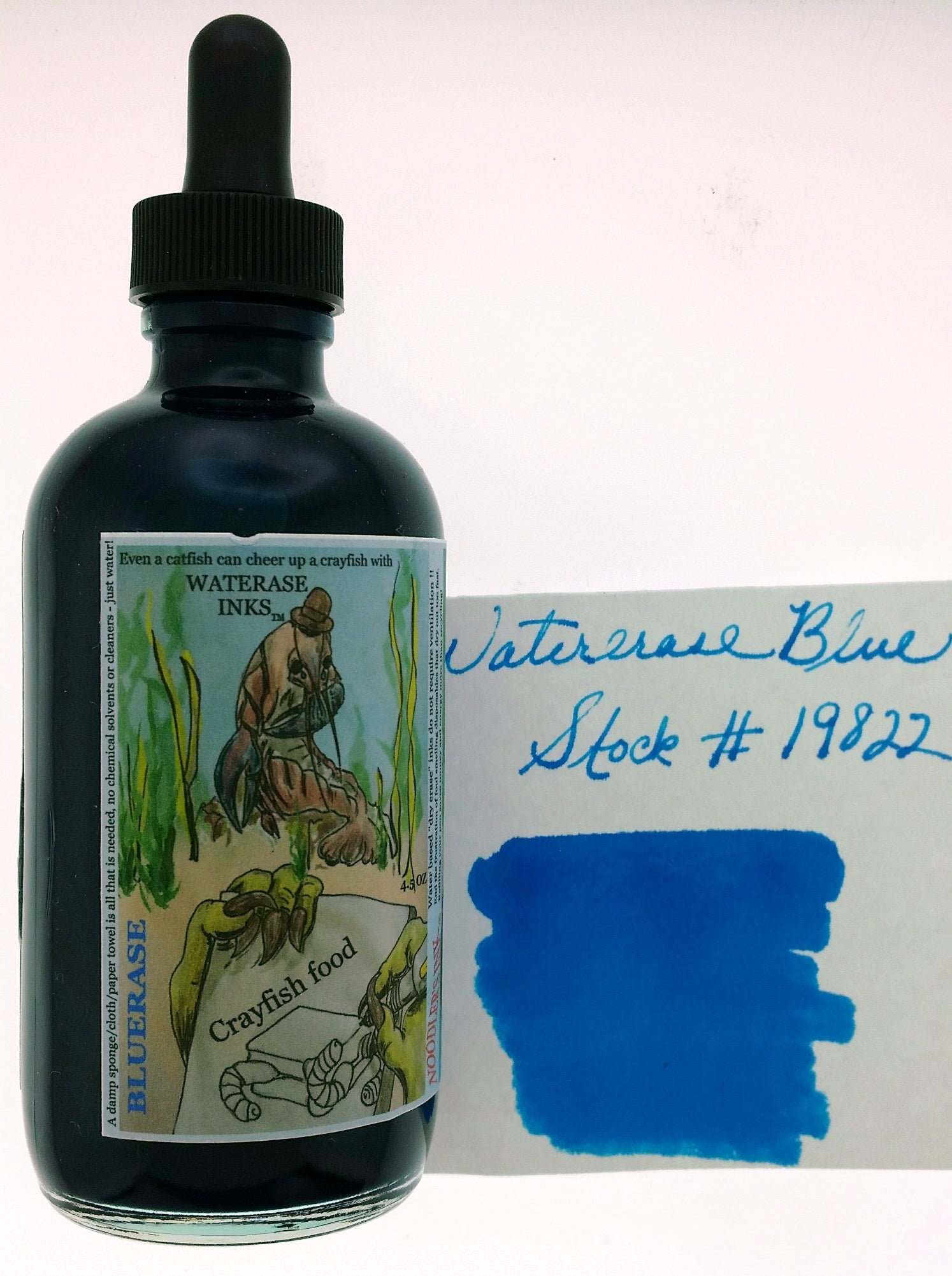 NOODLER'S Ink 4.5oz Watererase Blue + Free Pen