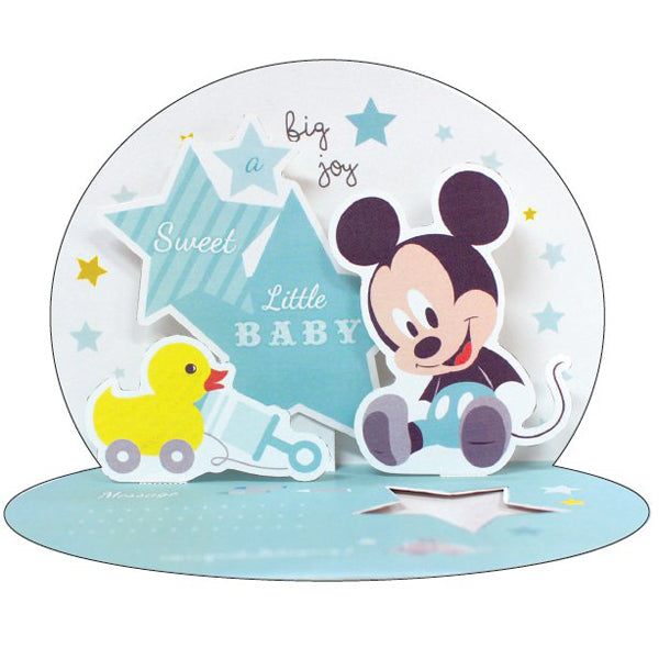 Pop-up Card Baby Mickey