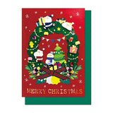 Handmade Greeting Card Wreath 2