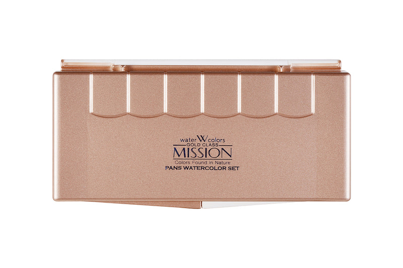 MIJELLO Mission Gold Watercolors Pan 12 Colors Regular Set