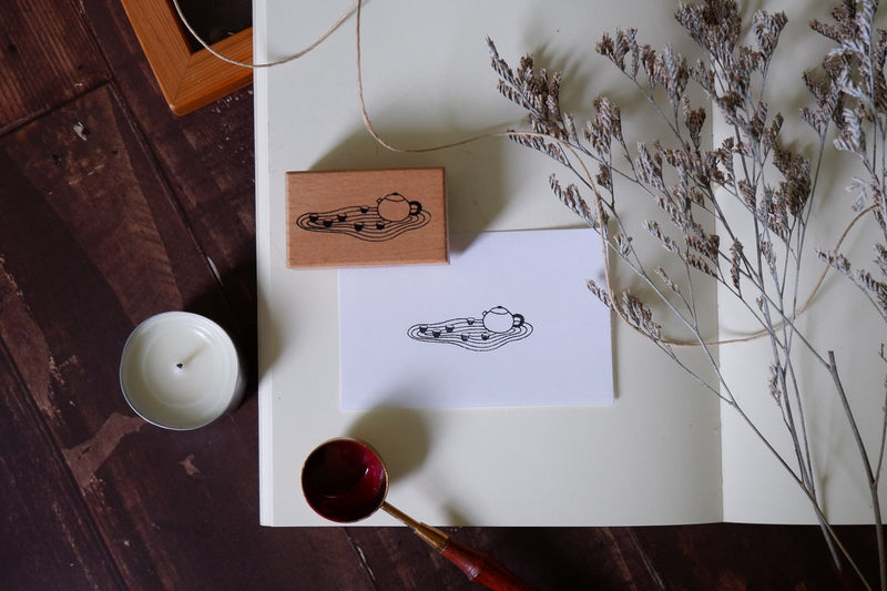 WLEKD Stationery Rubber Stamp - Tea Time