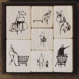 MODAIZHI One Day II Shopping Stamp Set C