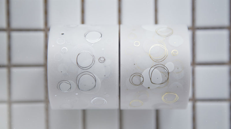 MODAIZHI Bokeh Diamond Dust Tracing Paper Tape Silver