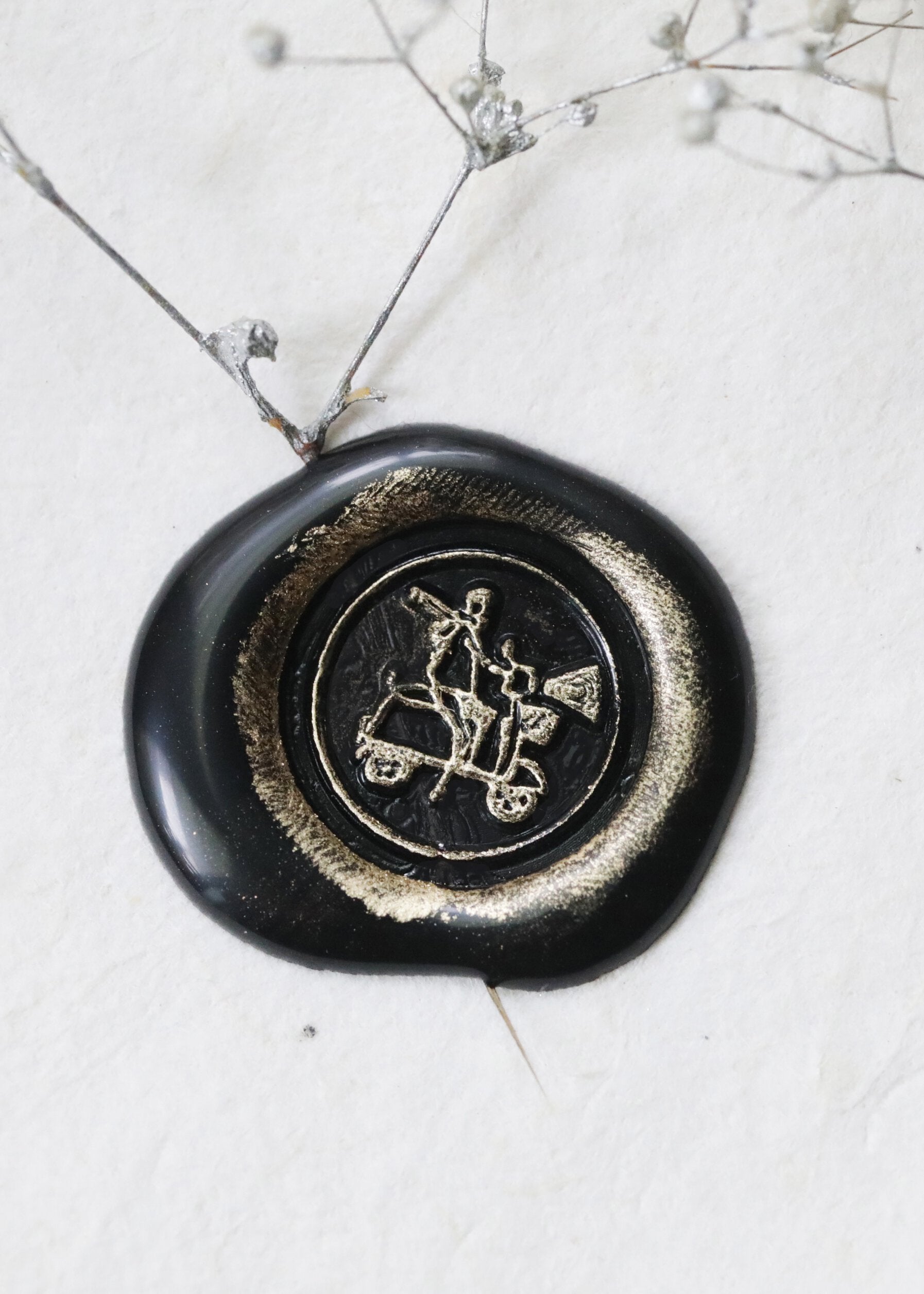 MODAIZHI One Day II Wax Seal Stamp With Scarf