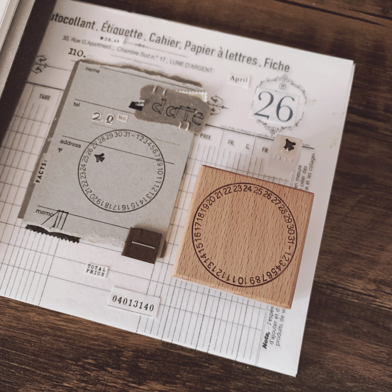 PENNY.FEI Rubber Stamp Set of 2 - A Date 2.0