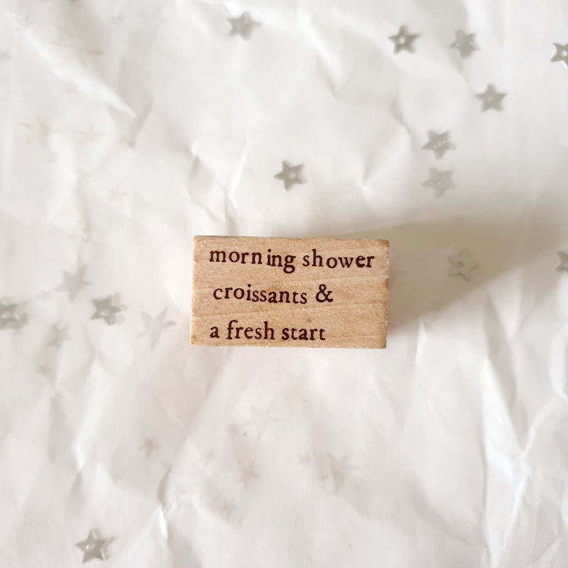 YEONCHARM Fresh Start Rubber Stamp