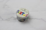 JP Washi Tape Die Cut Colorful Birthday