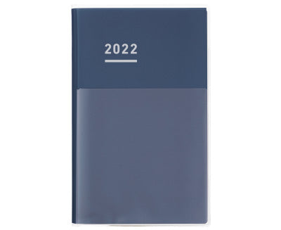 KOKUYO 2022 Jibun Techo Diary Clear Navy