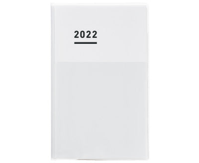 KOKUYO 2022 Jibun Techo Diary Clear White