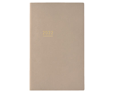 KOKUYO 2022 Jibun Techo Diary Lite mini Beige