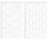 KOKUYO 2022 Jibun Techo Diary Lite mini Navy