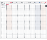 KOKUYO 2023 Jibun Techo Diary Biz Navy