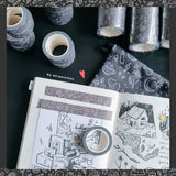 AZREENCHAN Washi Tape Hello Doodle