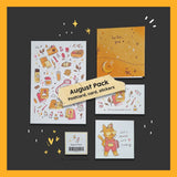 AZREENCHAN Postcard August's Pack