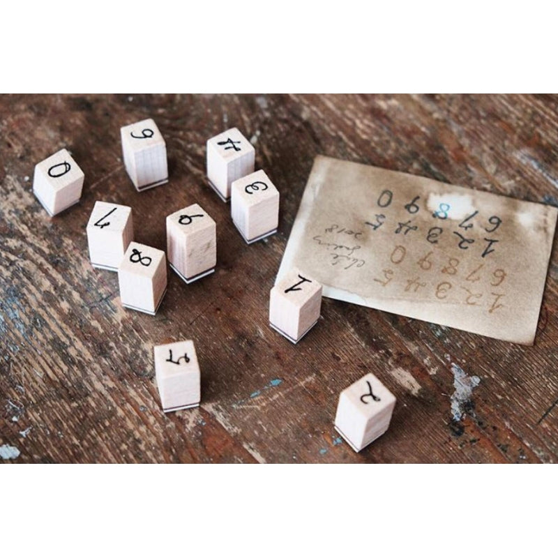CHAMILGARDEN Numbering Wooden Stamp