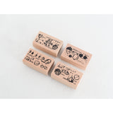 CHAMILGARDEN 5th Anniversary Wooden Stamp