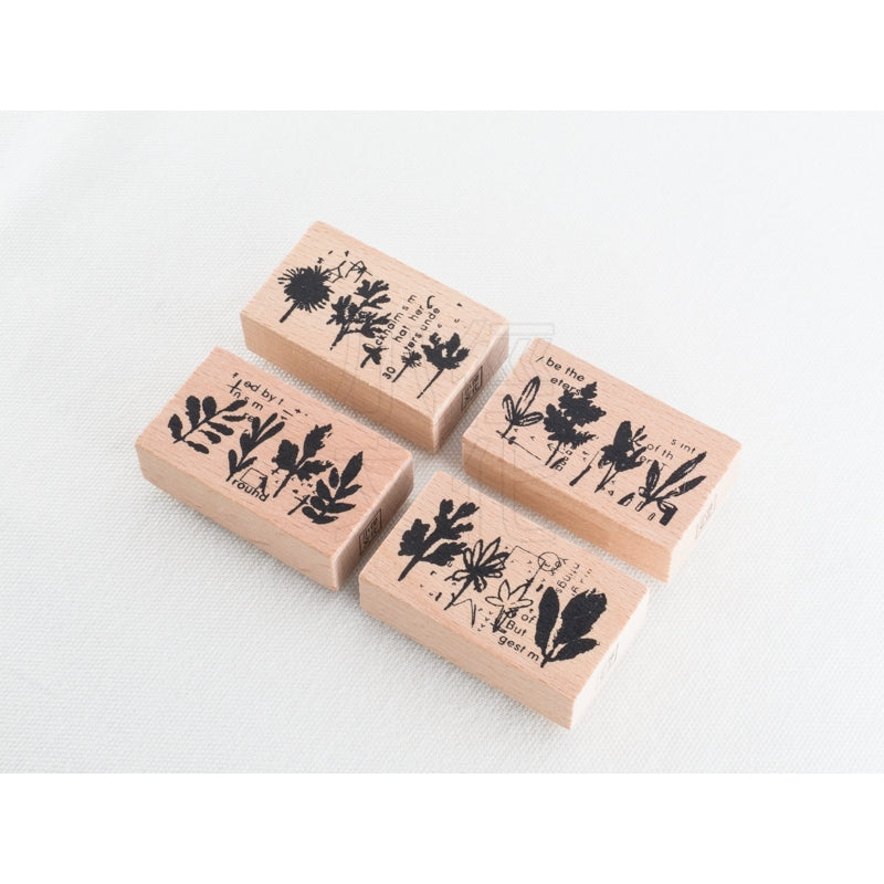 CHAMILGARDEN 5th Anniversary Wooden Stamp