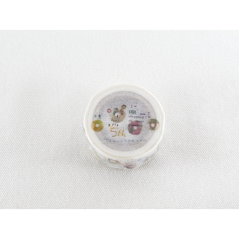 CHAMILGARDEN Record Washi Tape