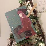 STARLULULU Girl Postcard Christmas Gift Set