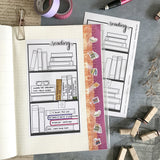 ARTSUNAMI Planner Stickers Personal/TN Reading Tracker