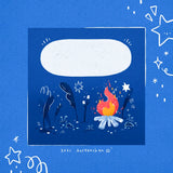 AZREENCHAN Art Print Card Beauty of Silence