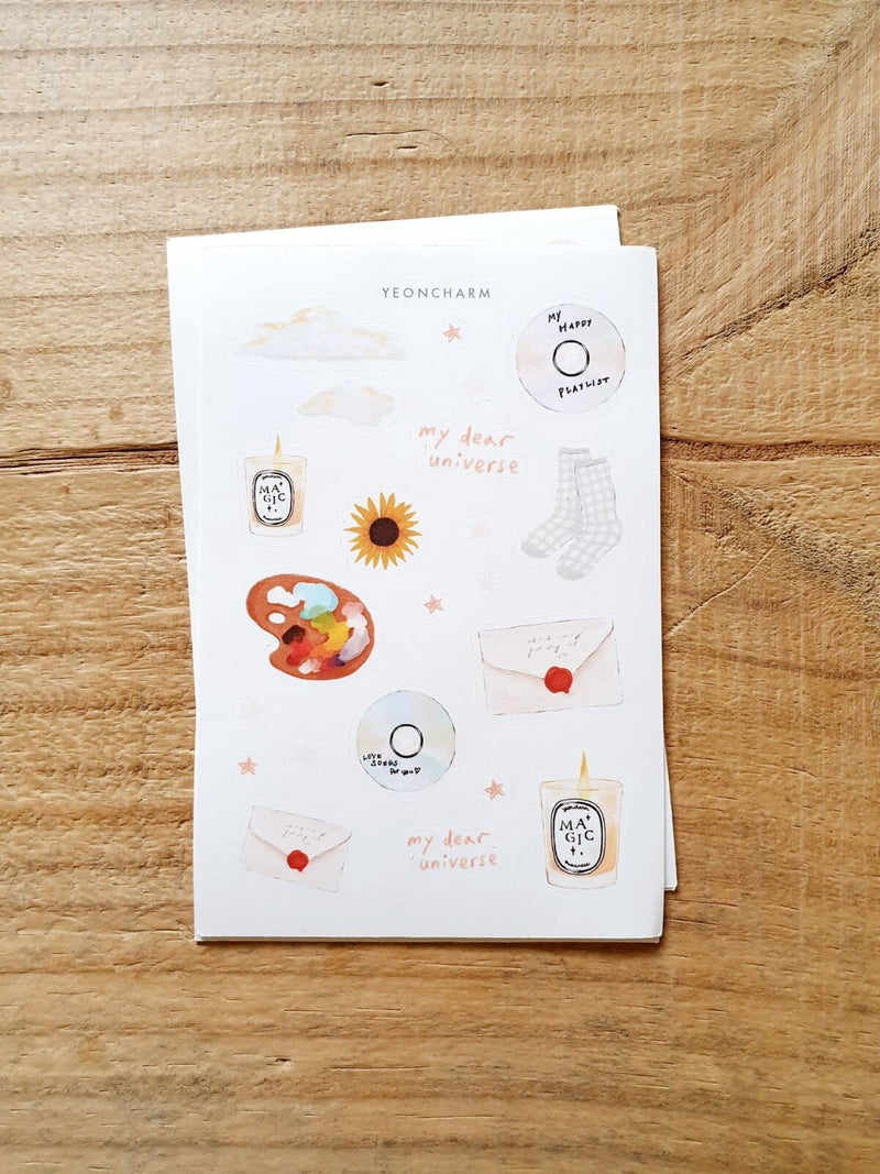 YEONCHARM Palette Sticker Sheet