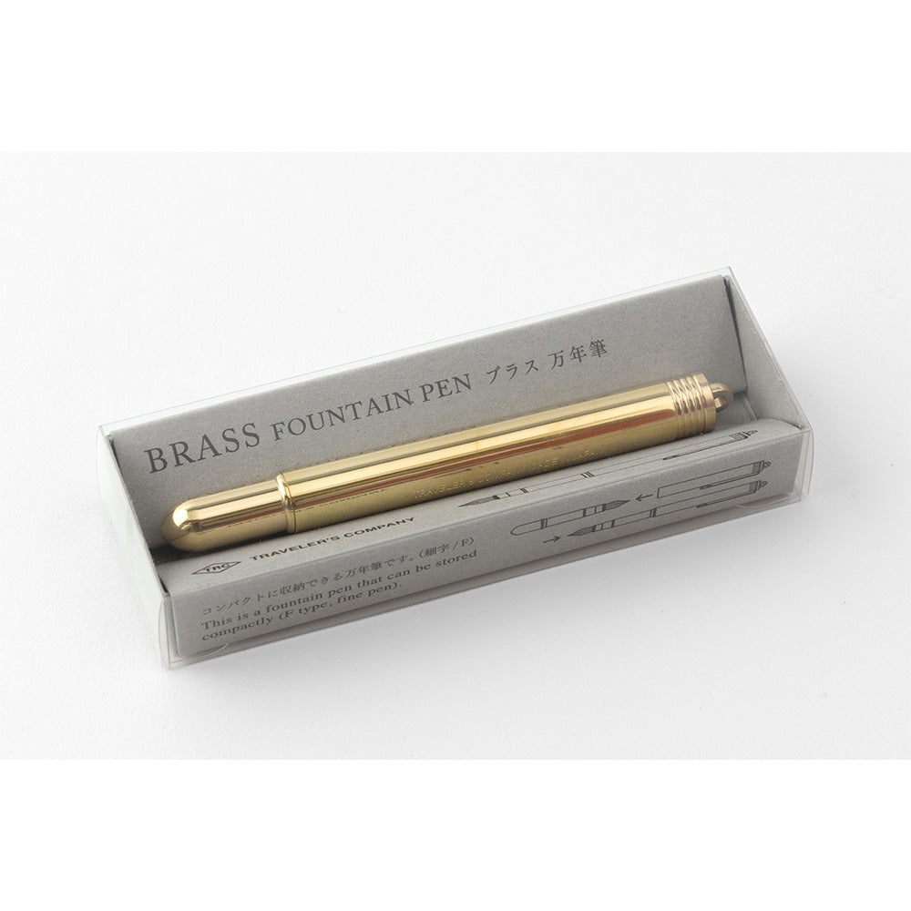 TRC Brass Fountain Pen Brass