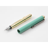 TRC Brass Fountain Pen Factory Green