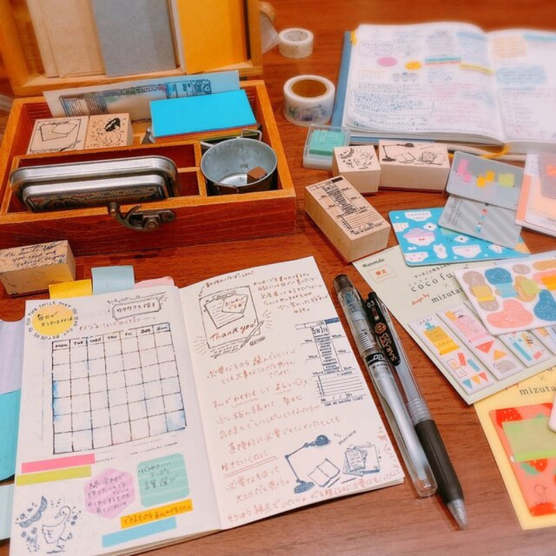 NONNLALA Desk Light Rubber Stamp