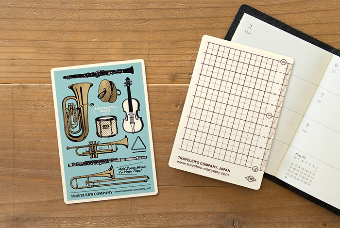 TRAVELER'S Notebook Passport Size Plastic Sheet 2019