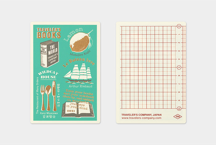 TRAVELER'S Notebook Passport Size Plastic Sheet 2021