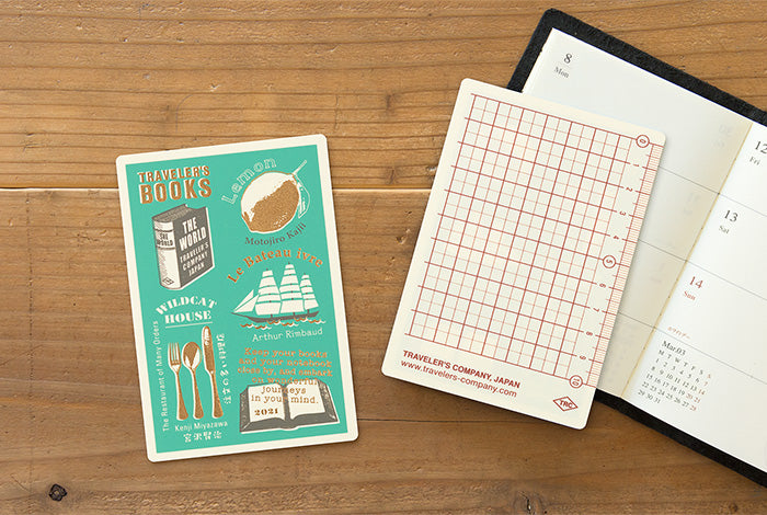 TRAVELER'S Notebook Passport Size Plastic Sheet 2021