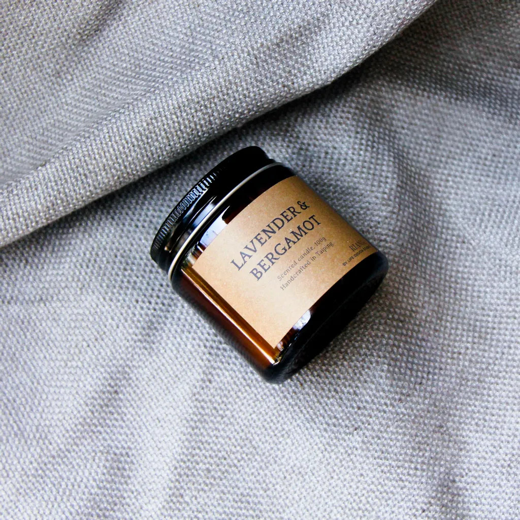 LIFE DESIGN STUDIO Amber Jar Candle